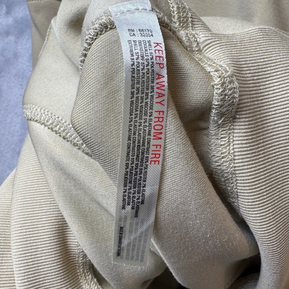 FP Movement Free People Women Tan Sleeveless Cowl Neck Sweatshirt Pockets - Picture 8 of 11